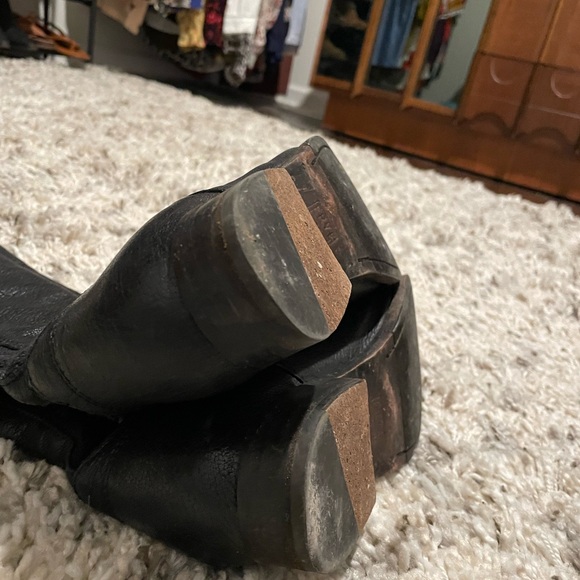 Frye Molly Gore Tall Leather Boots - Picture 6 of 9